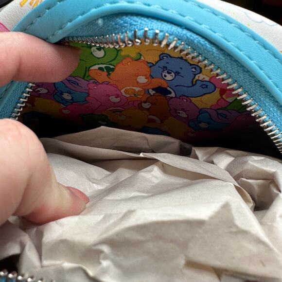 New Loungefly Care Bears AOP Mini Backpack NWT 40th Anniversary Bag - Picture 11 of 11